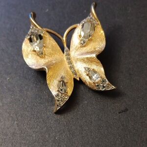 VTG Crown Trifari Alfred Philippe Butterfly Brooch 1950s/60s